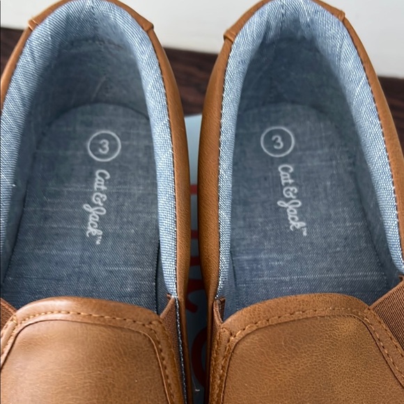 Brand new Cat & Jack Tan Slip-On Shoes - Picture 2 of 4